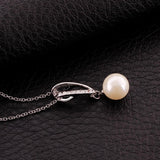 Pearl Valladolid Necklace in 18K White Gold Plated