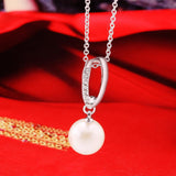 Pearl Valladolid Necklace in 18K White Gold Plated