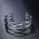 Sainte-Rose Bangle in 18K White Gold Plated