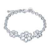 Mont-de-Marsan 18K White Gold Plated Bracelet