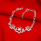 Mont-de-Marsan 18K White Gold Plated Bracelet