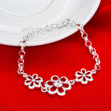 Mont-de-Marsan 18K White Gold Plated Bracelet