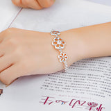 Mont-de-Marsan 18K White Gold Plated Bracelet