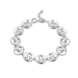 Montlucon 18K White Gold Plated Bracelet