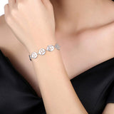 Montlucon 18K White Gold Plated Bracelet