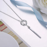 Lariant Geo Necklace in 18K White Gold Plated