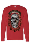 Unisex Long Sleeve Shirt Skull