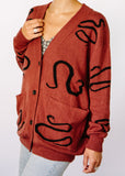 Saylor Snake Hemp Cardigan