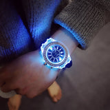 Led Flash Luminous Watches Personality Trends