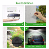 Litom 30 LED Solar Lights Outdoor IP67 Waterproof