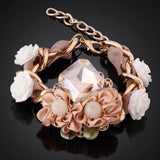 Flower 18K Gold Plated Bracelet