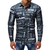Men Cotton Casual Print Full Sleeve Regular Shirts