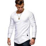 Men Cotton Regular Solid Full Sleeve Regular Tees
