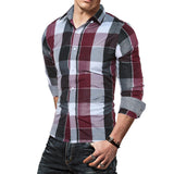Men Polyester Regular Casual Full Sleeve Checkered Shirts