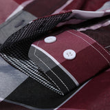 Men Polyester Regular Casual Full Sleeve Checkered Shirts