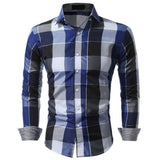 Men Polyester Regular Casual Full Sleeve Checkered Shirts