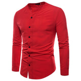 Men Regular Cotton Solid Full Sleeve Casual Shirts