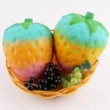 Arrival Rainbow Strawberry Squishy Stress Relief