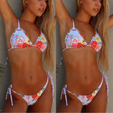 New Arrival Women Sexy Print Bikini Set Push-Up