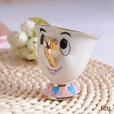 New Cartoon Beauty And The Beast Teapot Mug Mrs Potts Chip Tea Pot Cup