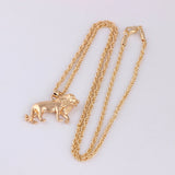 New Golden Lion Necklaces Gold Chain Choker Head