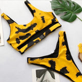 New Style Women Buckle Leopard Bikini Push-Up