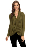 Women's Long Sleeve Criss Cross Cardigan Small to 3XL Athleisure Made
