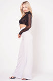 HIGH WAIST BELL BOTTOM PANTS