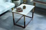 Modern Angle Frame Hardwood Coffee Table