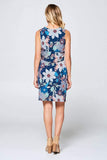 Floral Print Dress with Front Knot - shopwishi 