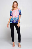 Multi Color Paisley Top