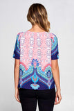 Multi Color Paisley Top