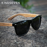 KINGSEVEN Brand  Fashion Handmade Natural Wooden Sunglasses For Men Women Polarized Sun Glasses UV400 Mirror Male Eyewear