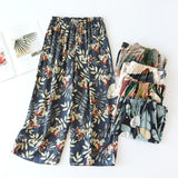 New ladies summer shorts cropped pants thin section soft artificial cotton loose casual home pants can be worn outside