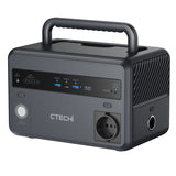 Portable Solar Powered Power Station 300W with LiFePO4 Battery 299Wh Battery Power Supply