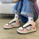 Hello Kitty Shoes Women's Shoes All-match Light Breathable Casual Sport Shoe Pink Cute Sneakers for Girl