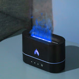 180ML USB Essential Oil Diffuser Simulation Flame Ultrasonic Humidifier Home Office Air Freshener Fragrance Sooth Sleep Atomizer