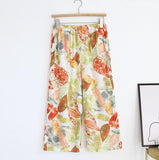 New ladies summer shorts cropped pants thin section soft artificial cotton loose casual home pants can be worn outside