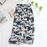 New ladies summer shorts cropped pants thin section soft artificial cotton loose casual home pants can be worn outside