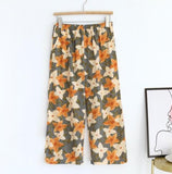 New ladies summer shorts cropped pants thin section soft artificial cotton loose casual home pants can be worn outside