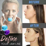 Tsang Jaw Exercise Ball Food-grade Silica Gel JawLine Muscle Training Fitness Ball Neck Face Toning  Muscle Exerciser