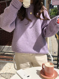 Women's Oversized Knitted Sweater (10 Colors)