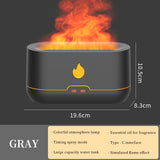 180ML USB Essential Oil Diffuser Simulation Flame Ultrasonic Humidifier Home Office Air Freshener Fragrance Sooth Sleep Atomizer