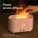 180ML USB Essential Oil Diffuser Simulation Flame Ultrasonic Humidifier Home Office Air Freshener Fragrance Sooth Sleep Atomizer