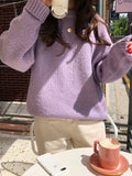 Women's Oversized Knitted Sweater (10 Colors)