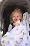 Airplane Animals Swaddle