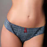 Check Plaid Bikini Panty