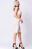COLORBLOCK HALTER TWO PIECE SET