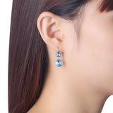 Sterling Silver Earring with Swarovski Crystals