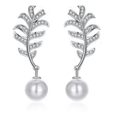 Sterling Silver Earring with Swarovski Crystals